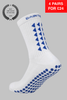 LIMITED EDITION GRIP SOCKS 3.0 - White & Blue - Gain The Edge Official