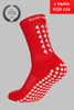 GRIP SOCKS 3.0  MidCalf Length - Red - Gain The Edge Official